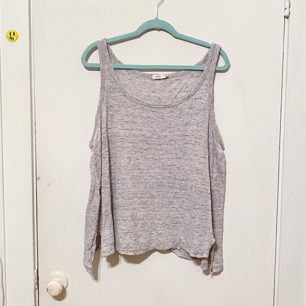 Vince Linen Tank Top XL